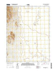 Hastings Pass NE Utah Current topographic map, 1:24000 scale, 7.5 X 7.5 Minute, Year 2014