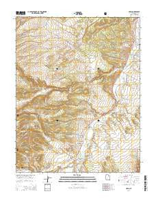 Hatch Utah Current topographic map, 1:24000 scale, 7.5 X 7.5 Minute, Year 2014