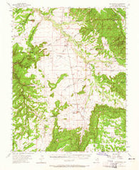 Hatch Rock Utah Historical topographic map, 1:62500 scale, 15 X 15 Minute, Year 1954