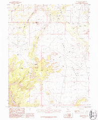 Hatch Rock Utah Historical topographic map, 1:24000 scale, 7.5 X 7.5 Minute, Year 1987