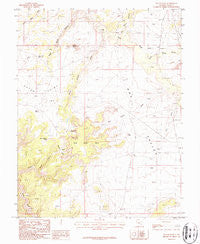 Hatch Rock Utah Historical topographic map, 1:24000 scale, 7.5 X 7.5 Minute, Year 1987