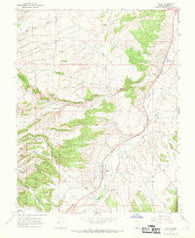 Hatch Utah Historical topographic map, 1:24000 scale, 7.5 X 7.5 Minute, Year 1966