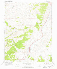 Hatch Utah Historical topographic map, 1:24000 scale, 7.5 X 7.5 Minute, Year 1966