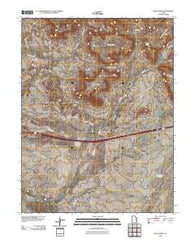 Hatch Mesa Utah Historical topographic map, 1:24000 scale, 7.5 X 7.5 Minute, Year 2010