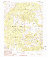 Haycock Mountain Utah Historical topographic map, 1:24000 scale, 7.5 X 7.5 Minute, Year 1985