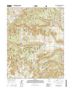 Haycock Mountain Utah Current topographic map, 1:24000 scale, 7.5 X 7.5 Minute, Year 2014