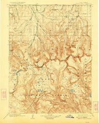 Hayden Peak Utah Historical topographic map, 1:125000 scale, 30 X 30 Minute, Year 1903