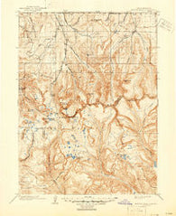 Hayden Peak Utah Historical topographic map, 1:125000 scale, 30 X 30 Minute, Year 1903