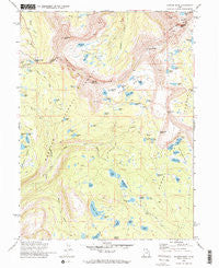 Hayden Peak Utah Historical topographic map, 1:24000 scale, 7.5 X 7.5 Minute, Year 1972