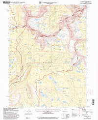 Hayden Peak Utah Historical topographic map, 1:24000 scale, 7.5 X 7.5 Minute, Year 1996
