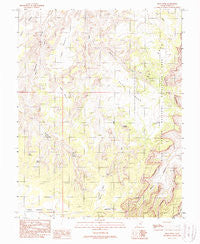 Head Spur Utah Historical topographic map, 1:24000 scale, 7.5 X 7.5 Minute, Year 1988
