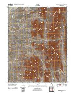 Headlight Mountain Utah Historical topographic map, 1:24000 scale, 7.5 X 7.5 Minute, Year 2010