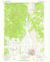 Heber City Utah Historical topographic map, 1:24000 scale, 7.5 X 7.5 Minute, Year 1955