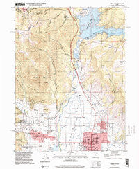 Heber City Utah Historical topographic map, 1:24000 scale, 7.5 X 7.5 Minute, Year 1999