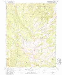 Heber Mountain Utah Historical topographic map, 1:24000 scale, 7.5 X 7.5 Minute, Year 1967