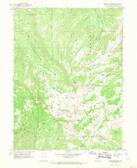 Heber Mountain Utah Historical topographic map, 1:24000 scale, 7.5 X 7.5 Minute, Year 1967