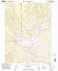 Heber Mountain Utah Historical topographic map, 1:24000 scale, 7.5 X 7.5 Minute, Year 1998
