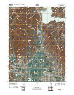 Heber City Utah Historical topographic map, 1:24000 scale, 7.5 X 7.5 Minute, Year 2011