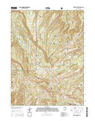 Heber Mountain Utah Current topographic map, 1:24000 scale, 7.5 X 7.5 Minute, Year 2014