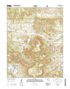 Hebron Utah Current topographic map, 1:24000 scale, 7.5 X 7.5 Minute, Year 2014