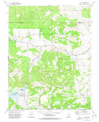 Hebron Utah Historical topographic map, 1:24000 scale, 7.5 X 7.5 Minute, Year 1972