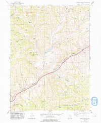 Heiners Creek Utah Historical topographic map, 1:24000 scale, 7.5 X 7.5 Minute, Year 1991