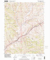 Heiners Creek Utah Historical topographic map, 1:24000 scale, 7.5 X 7.5 Minute, Year 1997