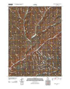 Heiners Creek Utah Historical topographic map, 1:24000 scale, 7.5 X 7.5 Minute, Year 2010