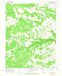 Heliotrope Mtn Utah Historical topographic map, 1:24000 scale, 7.5 X 7.5 Minute, Year 1966