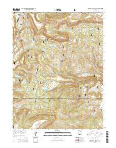 Heliotrope Mountain Utah Current topographic map, 1:24000 scale, 7.5 X 7.5 Minute, Year 2014
