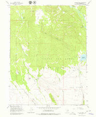 Heller Lake Utah Historical topographic map, 1:24000 scale, 7.5 X 7.5 Minute, Year 1965