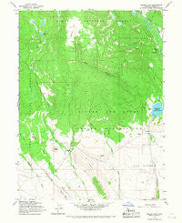 Heller Lake Utah Historical topographic map, 1:24000 scale, 7.5 X 7.5 Minute, Year 1965