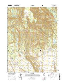 Heller Lake Utah Current topographic map, 1:24000 scale, 7.5 X 7.5 Minute, Year 2014