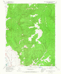 Hells Kitchen Canyon SE Utah Historical topographic map, 1:24000 scale, 7.5 X 7.5 Minute, Year 1965