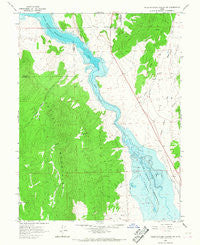 Hells Kitchen Canyon SW Utah Historical topographic map, 1:24000 scale, 7.5 X 7.5 Minute, Year 1965