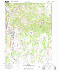 Helper Utah Historical topographic map, 1:24000 scale, 7.5 X 7.5 Minute, Year 1972