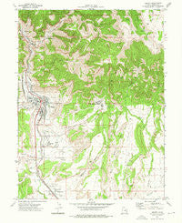 Helper Utah Historical topographic map, 1:24000 scale, 7.5 X 7.5 Minute, Year 1972