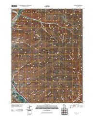 Henefer Utah Historical topographic map, 1:24000 scale, 7.5 X 7.5 Minute, Year 2010