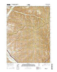 Henefer Utah Current topographic map, 1:24000 scale, 7.5 X 7.5 Minute, Year 2014