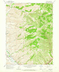 Henefer Utah Historical topographic map, 1:24000 scale, 7.5 X 7.5 Minute, Year 1964