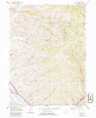 Henefer Utah Historical topographic map, 1:24000 scale, 7.5 X 7.5 Minute, Year 1964