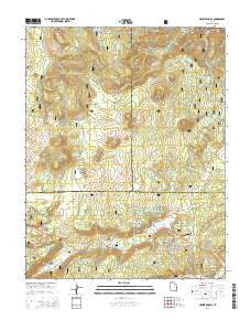 Henrie Knolls Utah Current topographic map, 1:24000 scale, 7.5 X 7.5 Minute, Year 2014