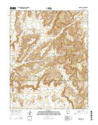 Henrieville Utah Current topographic map, 1:24000 scale, 7.5 X 7.5 Minute, Year 2014