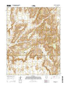 Henrieville Utah Current topographic map, 1:24000 scale, 7.5 X 7.5 Minute, Year 2014