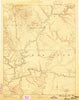 Henry Mountains Utah Historical topographic map, 1:250000 scale, 1 X 1 Degree, Year 1886