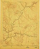 Henry Mountains Utah Historical topographic map, 1:250000 scale, 1 X 1 Degree, Year 1892