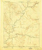 Henry Mountains Utah Historical topographic map, 1:250000 scale, 1 X 1 Degree, Year 1892