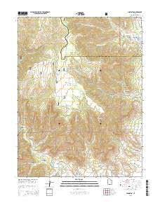 Hiawatha Utah Current topographic map, 1:24000 scale, 7.5 X 7.5 Minute, Year 2014