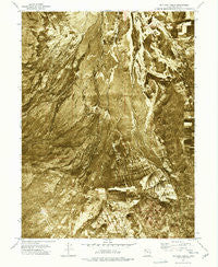 Hickman Knolls Utah Historical topographic map, 1:24000 scale, 7.5 X 7.5 Minute, Year 1973