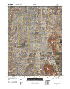 Hickman Knolls Utah Historical topographic map, 1:24000 scale, 7.5 X 7.5 Minute, Year 2011